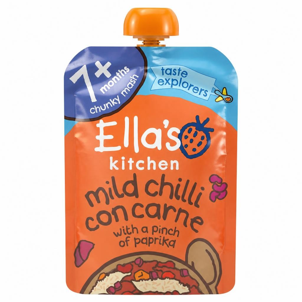 Ella's Kitchen Organic Chilli Con Carne Baby Food Pouch 7m+ 130g