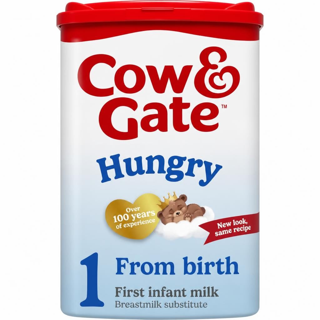 Cow & Gate Hungry First Baby Milk Formula Powder 0-12 Months 800g