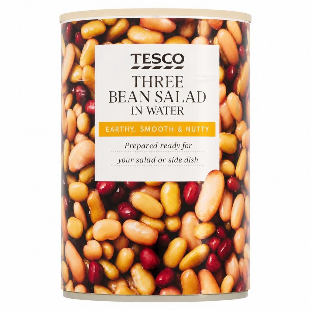 Tesco Three Bean Salad In Water 400g