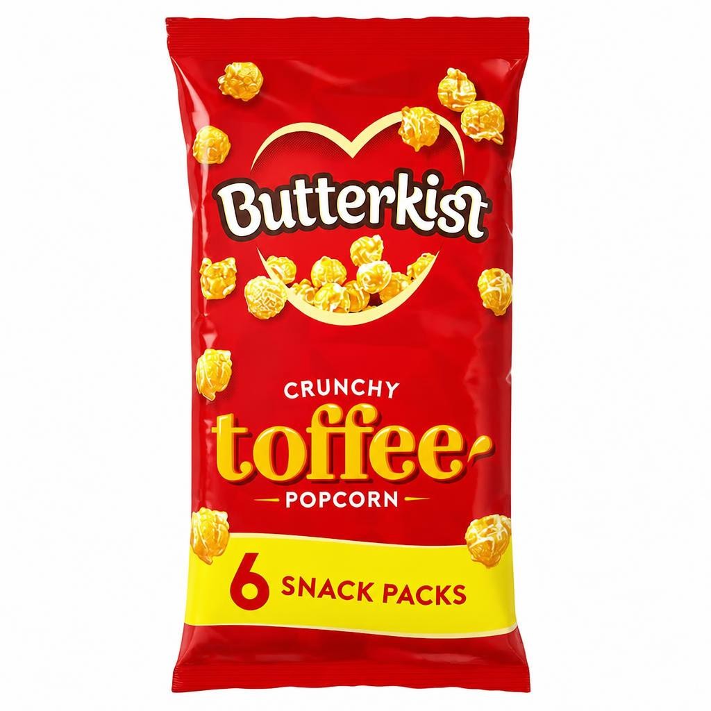 Butterkist Toffee Popcorn 6X20g