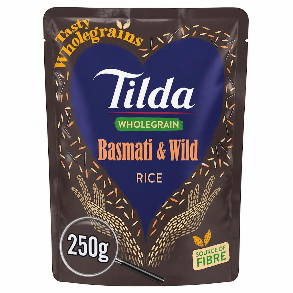 Tilda Wholegrain Basmati & Wild Rice 250g