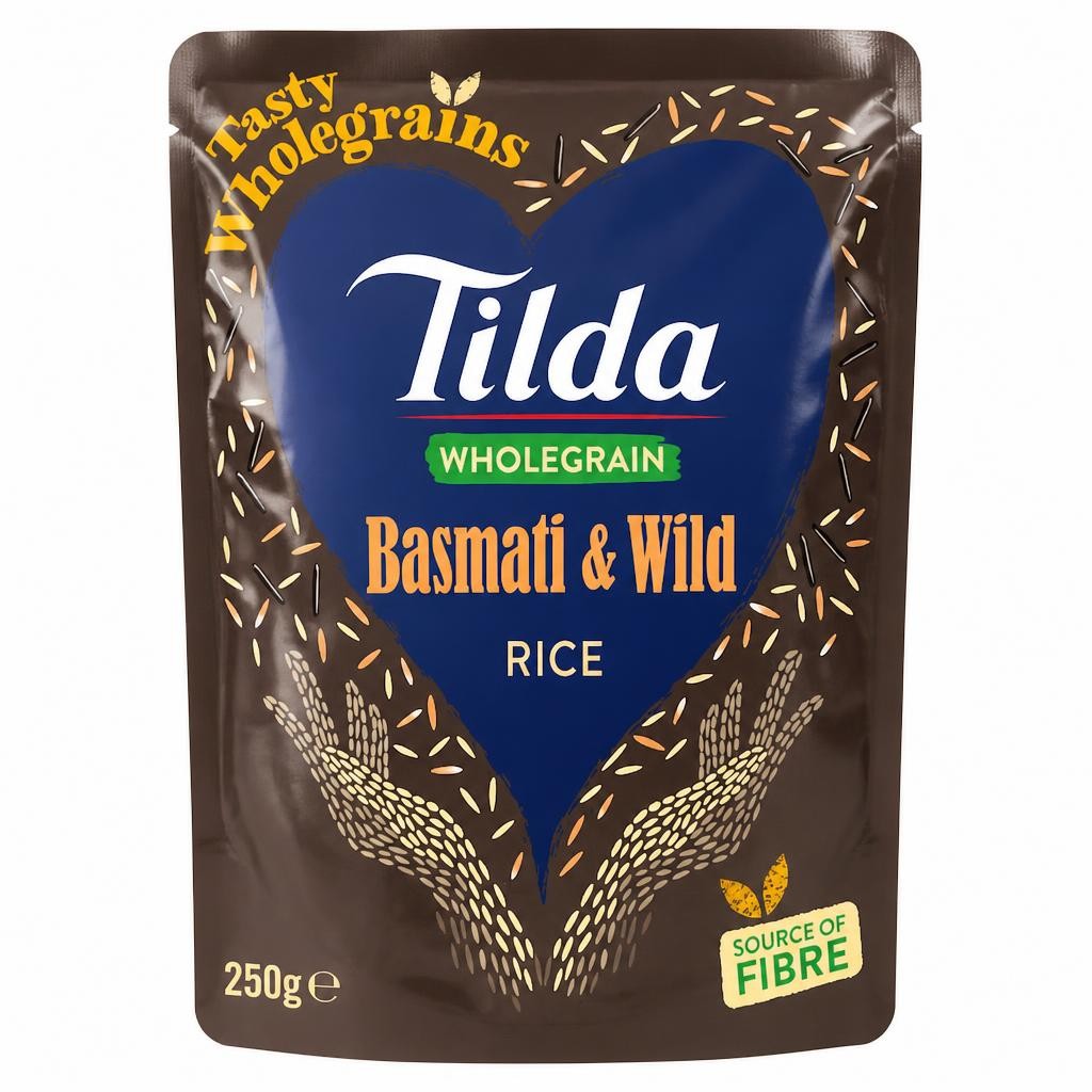 Tilda Wholegrain Basmati & Wild Rice 250g