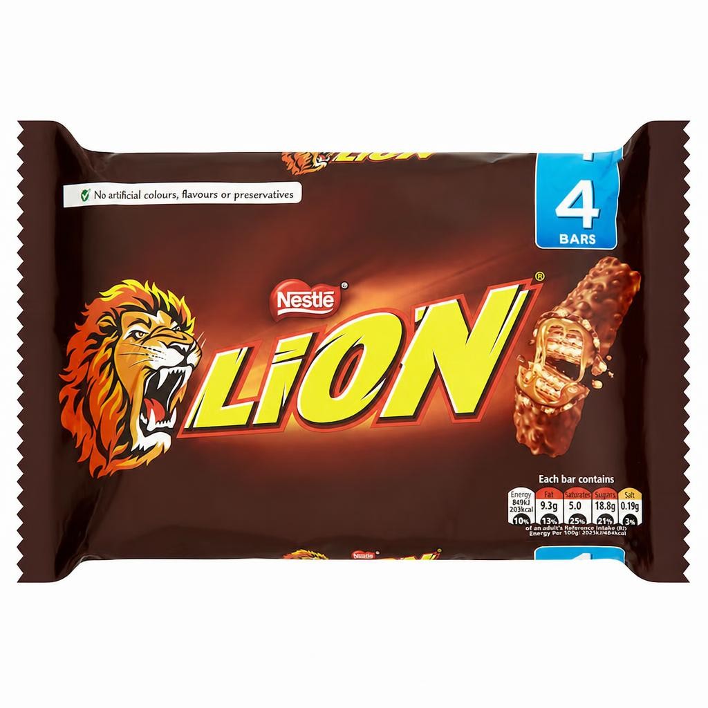 Lion Milk Chocolate Bar Multipack 42g 4 Pack