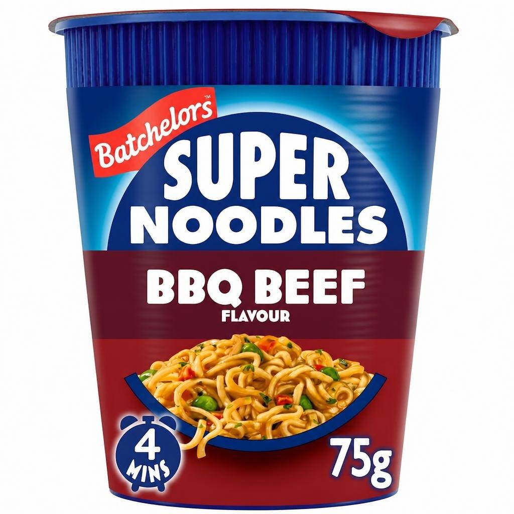 Batchelors Super Noodles Pot Bbq Beef 75G