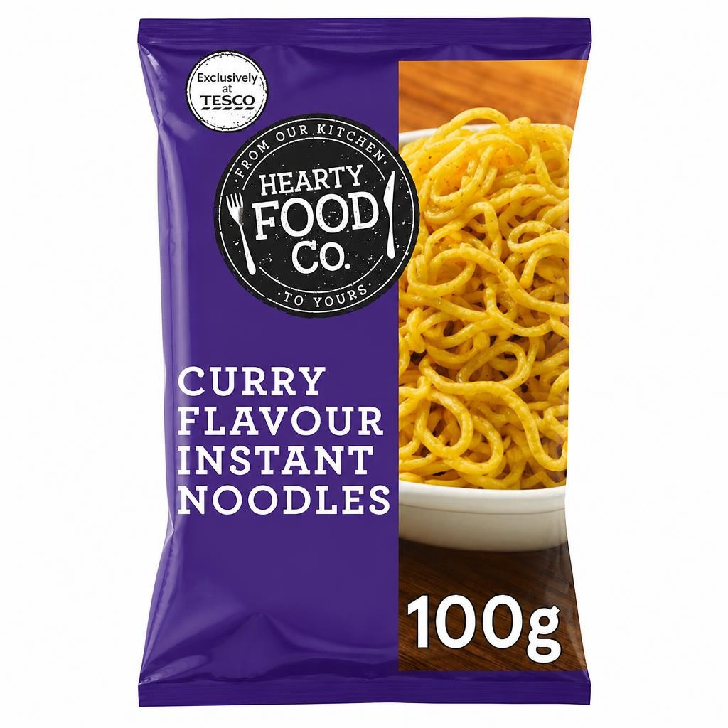 Hearty Food Co. Curry Flavour Instant Noodles 100G