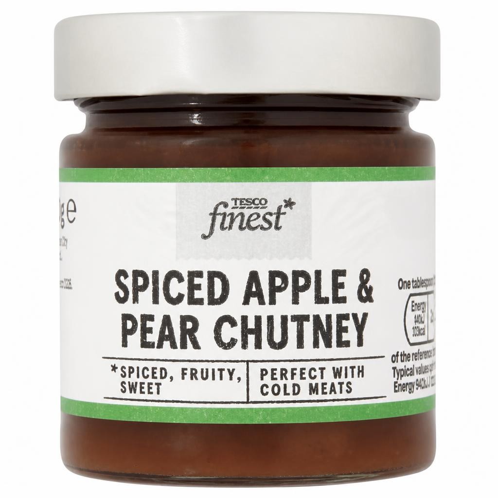 Tesco Finest Spiced Apple & Pear Chutney 220G