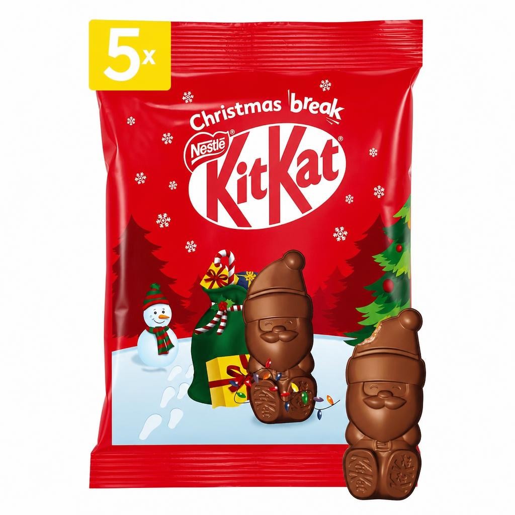 Kit Kat Santa Milk Chocolate Sharing Bag 55G