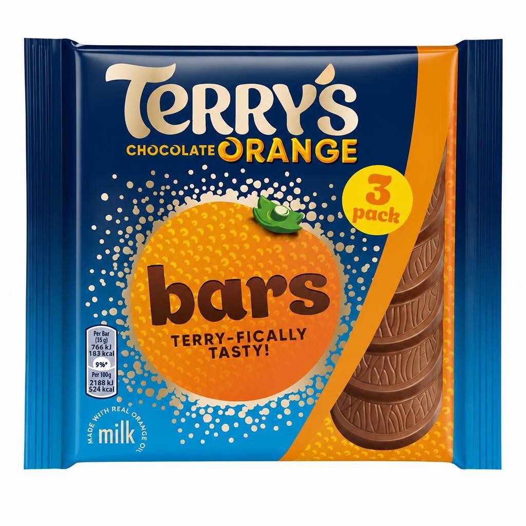 Terry's Orange Chocolate Bars Multipack 3 X 35g