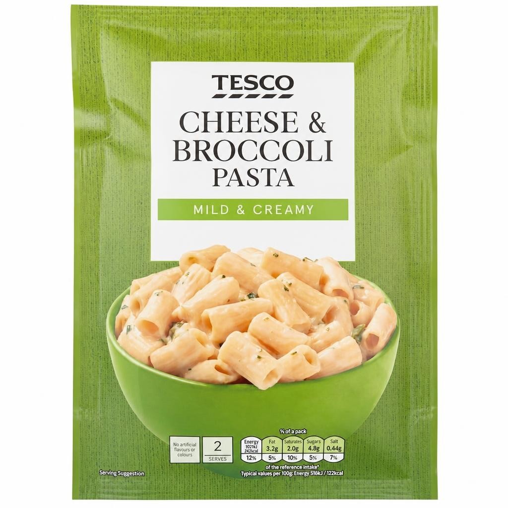 Tesco Cheese & Broccoli Pasta 120g