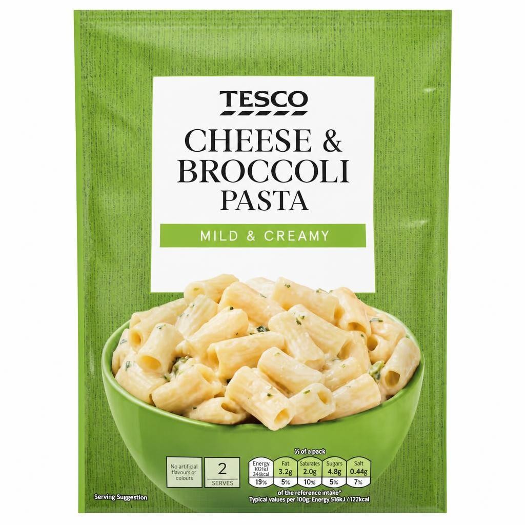 Tesco Cheese & Broccoli Pasta 120g