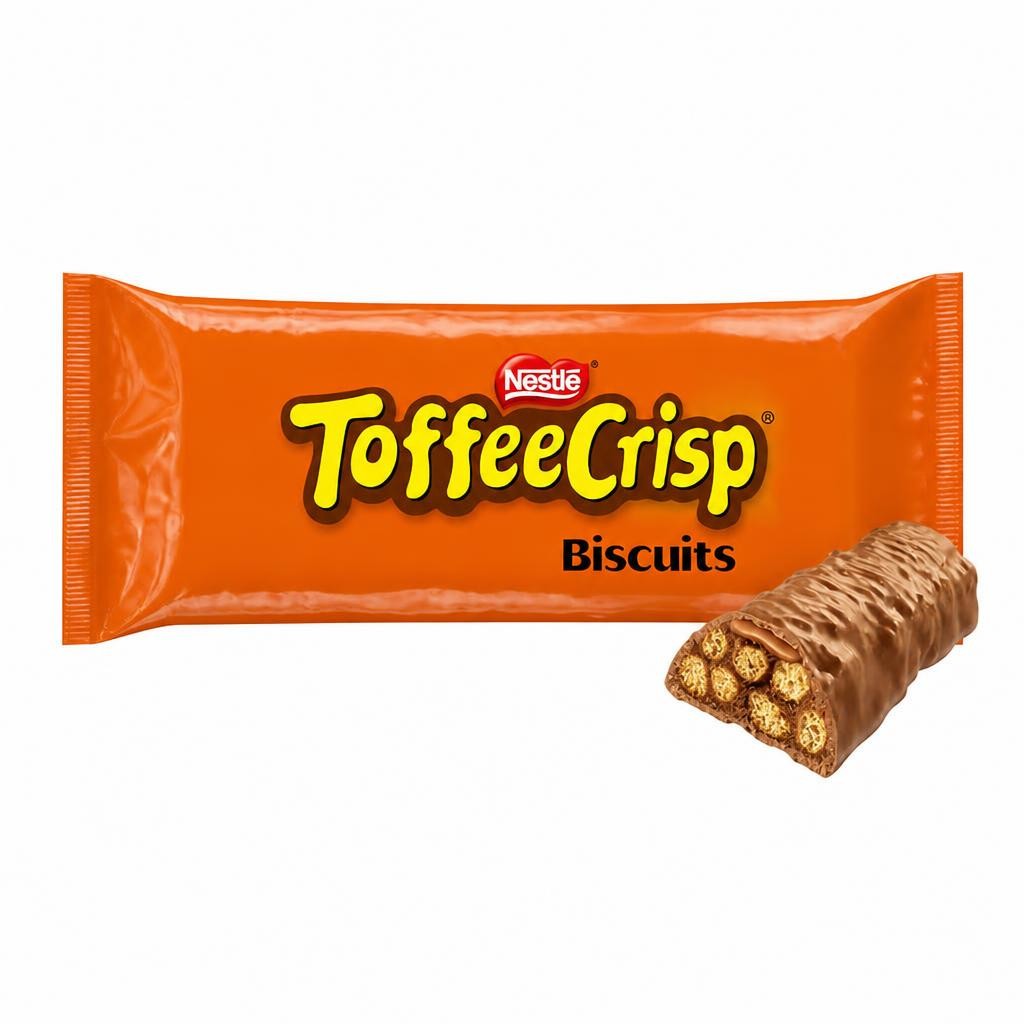 Toffee Crisp Biscuit Bar 7 Pack Multipack 130.9g