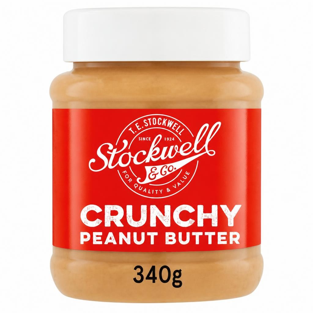 Stockwell & Co Crunchy Peanut Butter 340G
