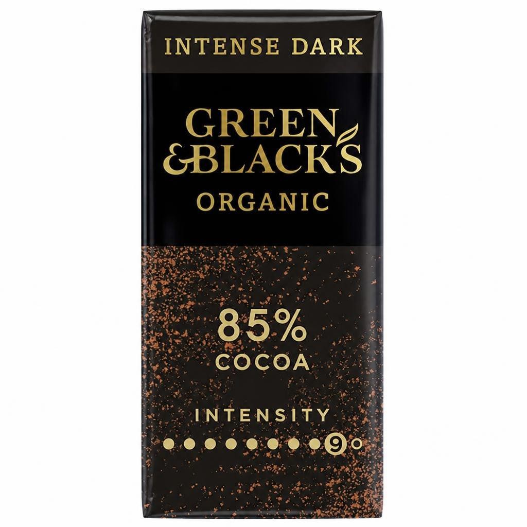 Green & Black's Organic 85% Dark Chocolate Bar 90g