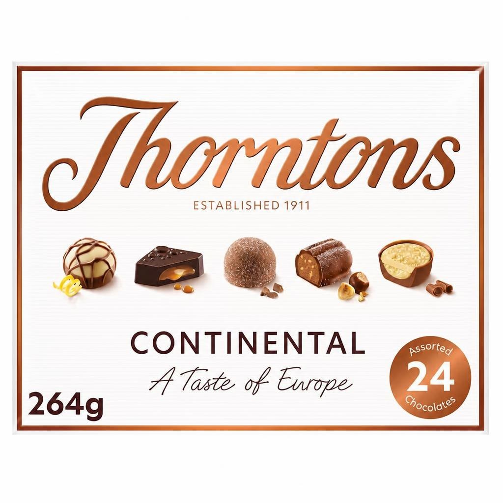 Thorntons Continental Collection Boxed Chocolate 264G