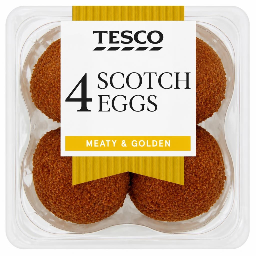 Tesco Scotch Eggs 4 Pack 454G