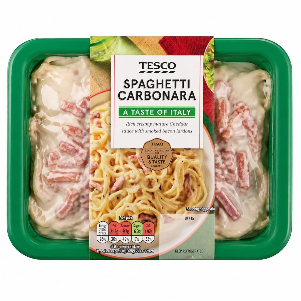 Tesco Spaghetti Carbonara 400G