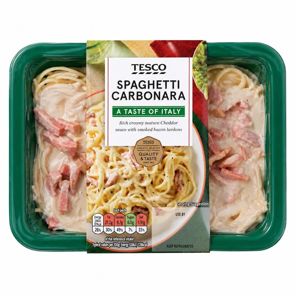 Tesco Spaghetti Carbonara 400G