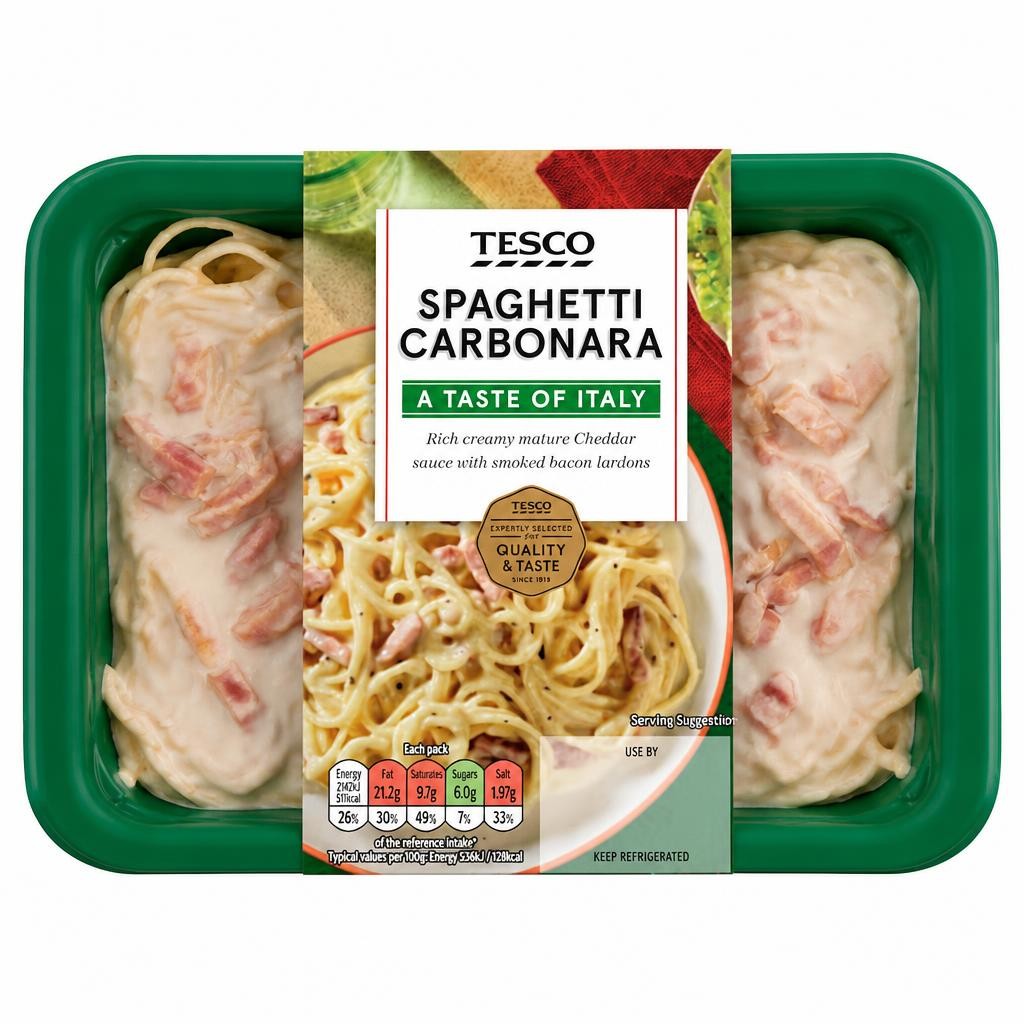 Tesco Spaghetti Carbonara 400G