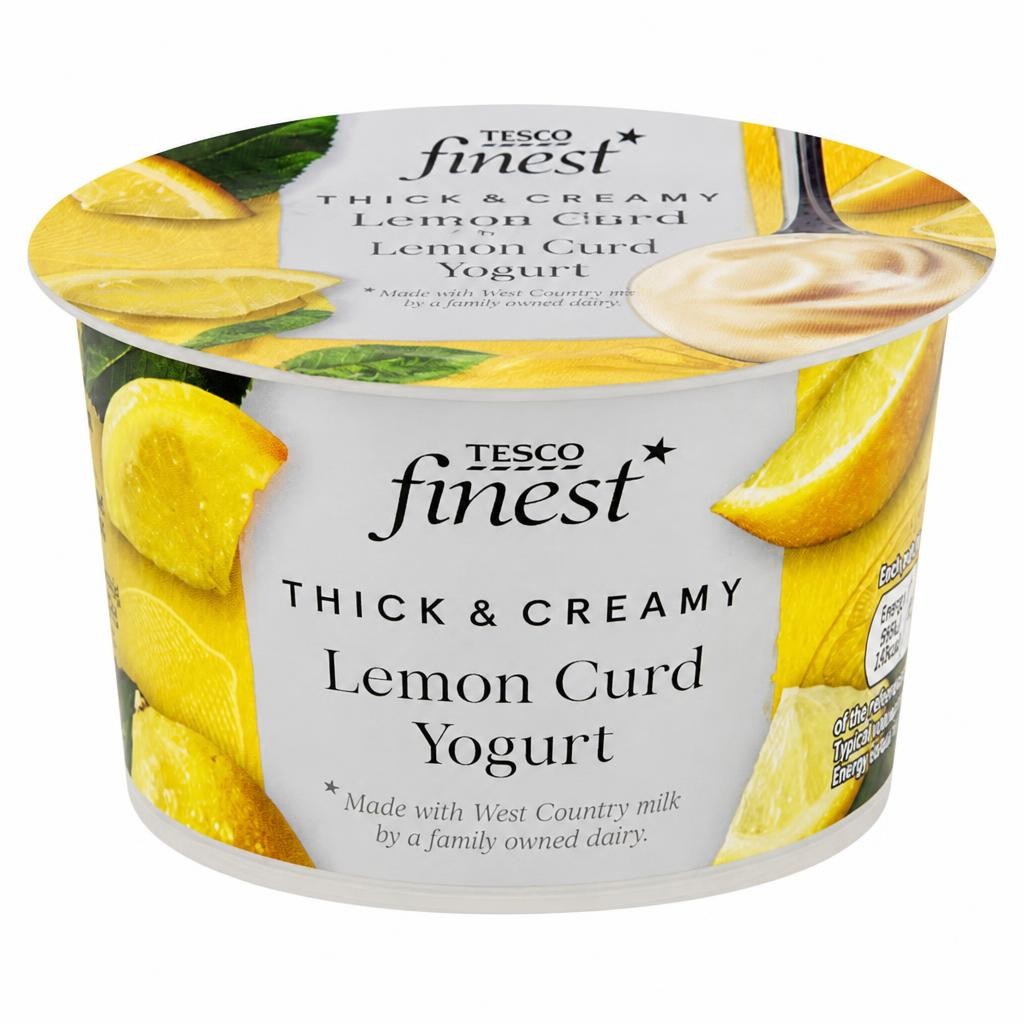 Tesco Finest Lemon Curd Yogurt 150G