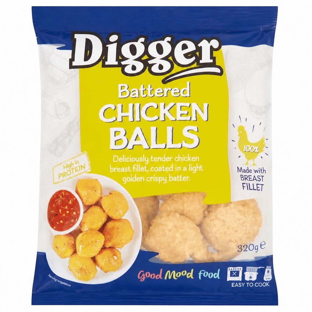 Diggers Batter Chicken Balls 320G