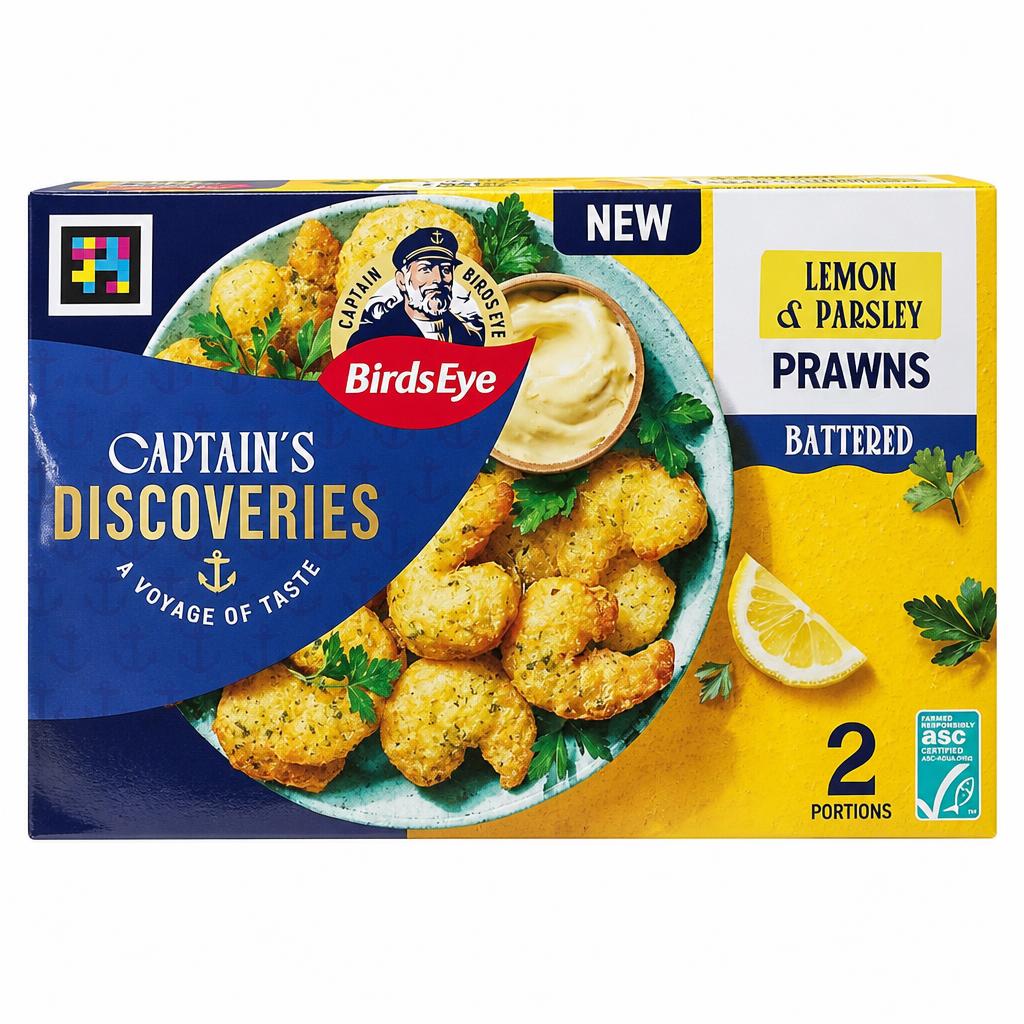 Birds Eye Captain's Discoveries Lemon and Parsley Prawns 220g