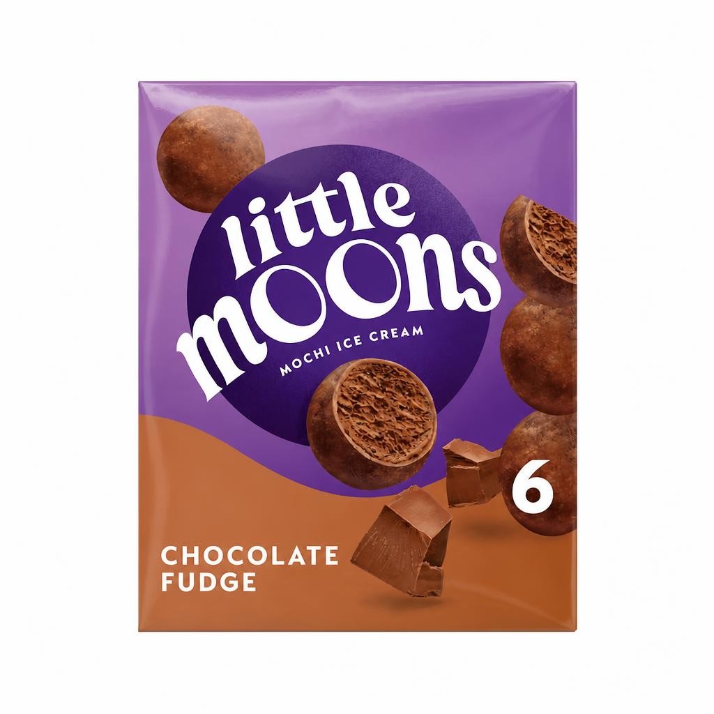 Little Moons Chocolate Fudge Mochi Ice Cream 6 x 30g