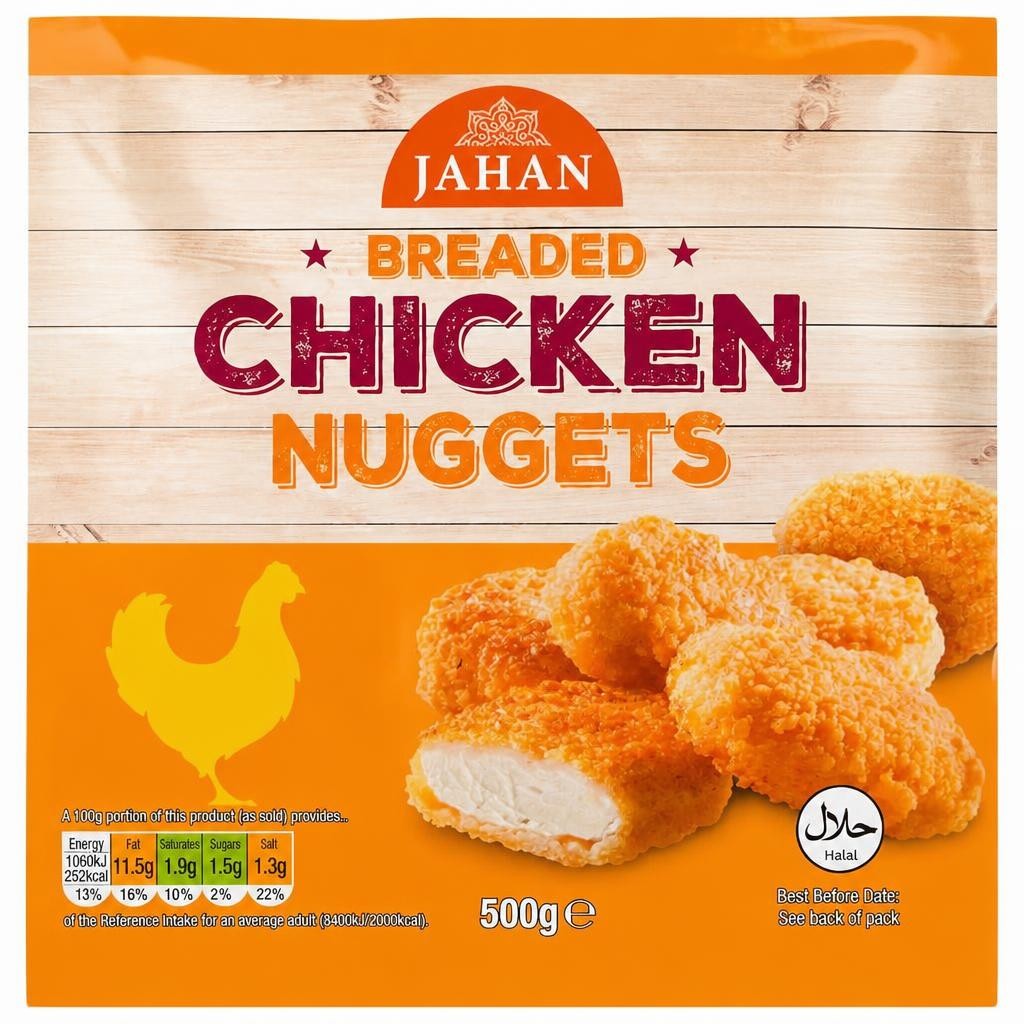 Jahan Breaded Chicken Nuggets 500g
