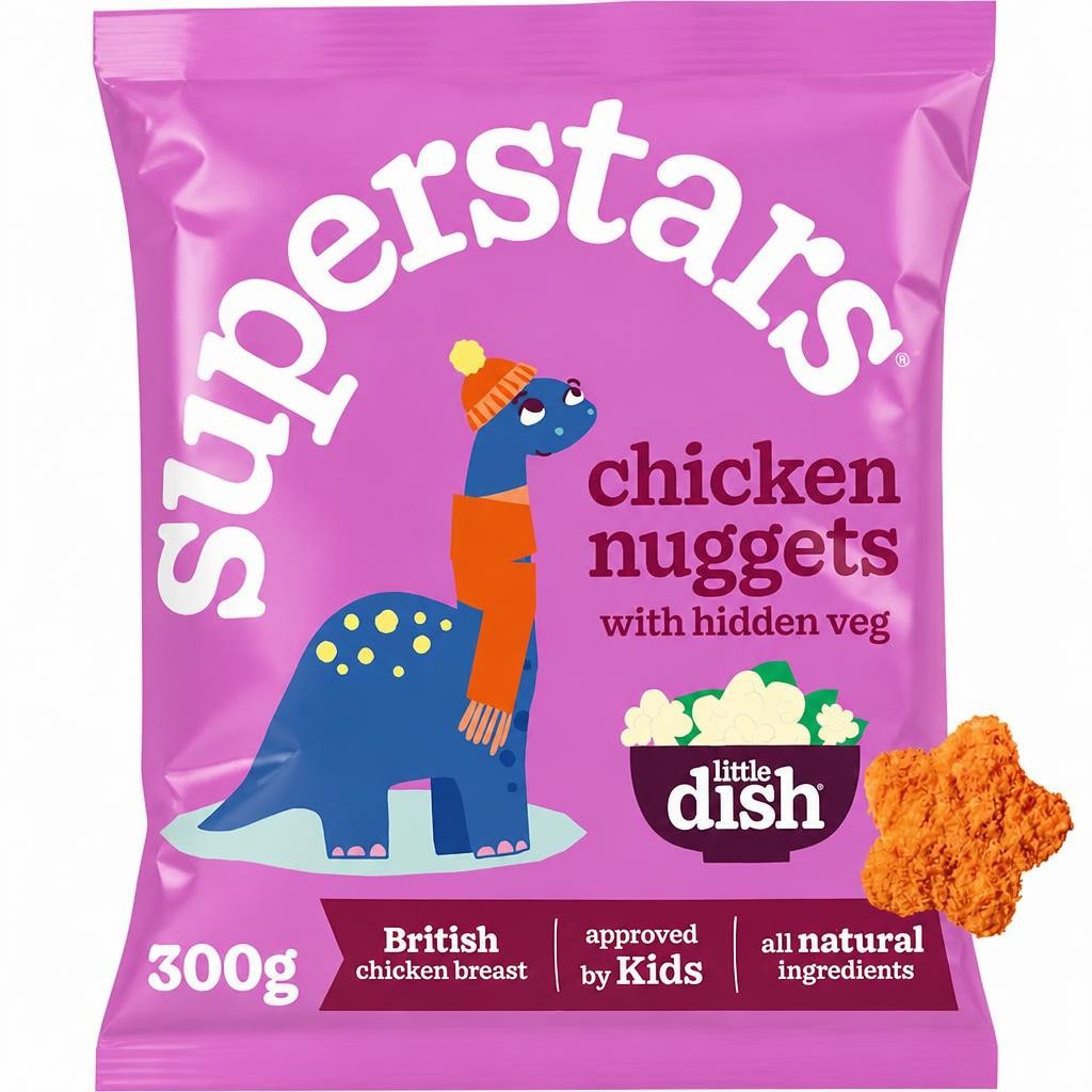 Little Dish Superstars Chicken Nuggets with Hidden Veg 300g