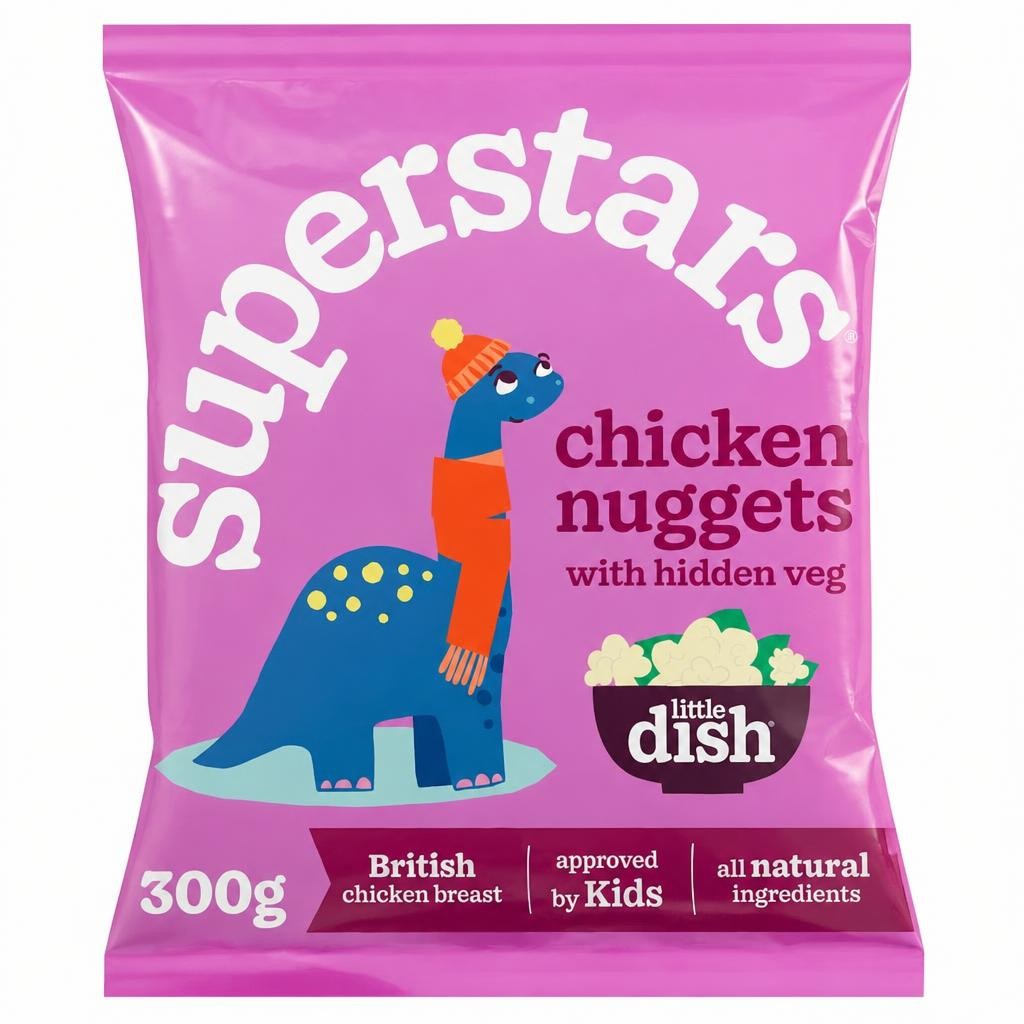 Little Dish Superstars Chicken Nuggets with Hidden Veg 300g