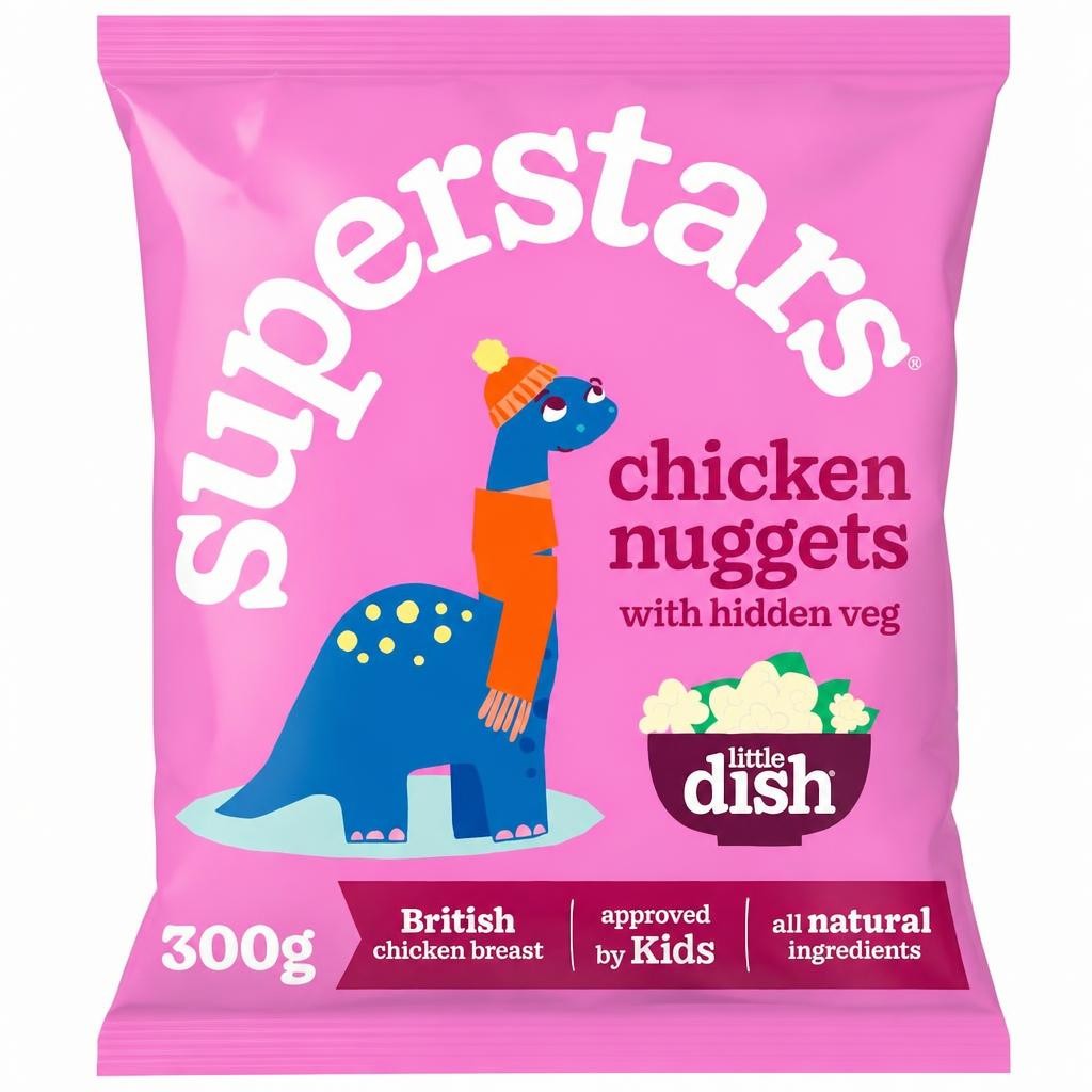 Little Dish Superstars Chicken Nuggets with Hidden Veg 300g