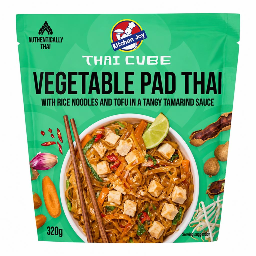 Kitchen Joy Thai Cube Vegetable Pad Thai 320g