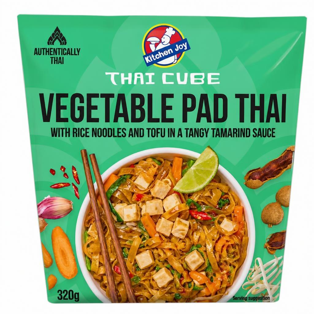 Kitchen Joy Thai Cube Vegetable Pad Thai 320g
