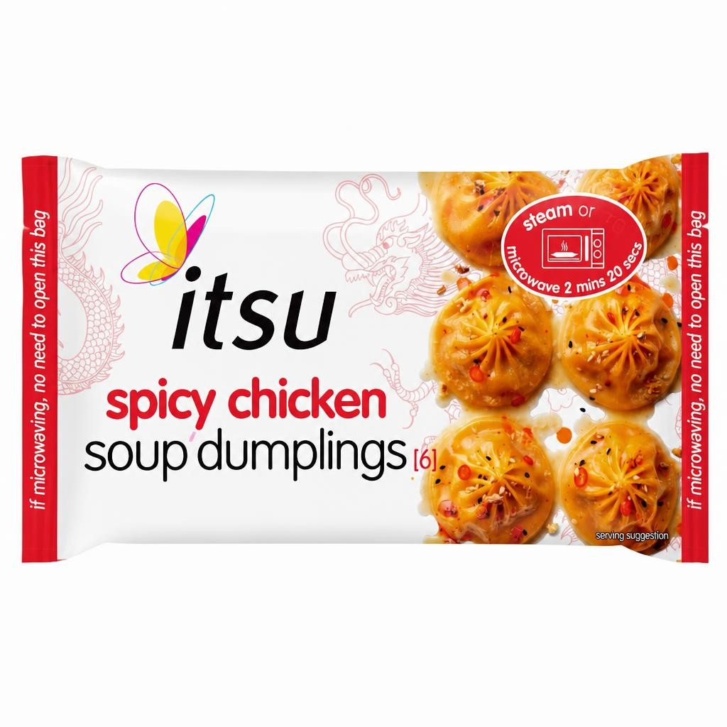 itsu 6 spicy chicken soup dumplings 168g