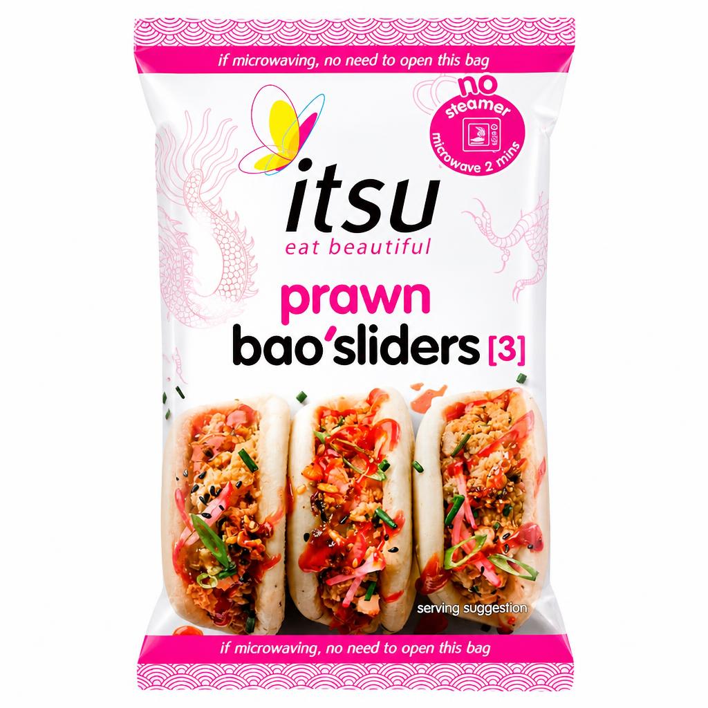 itsu prawn bao sliders 165g