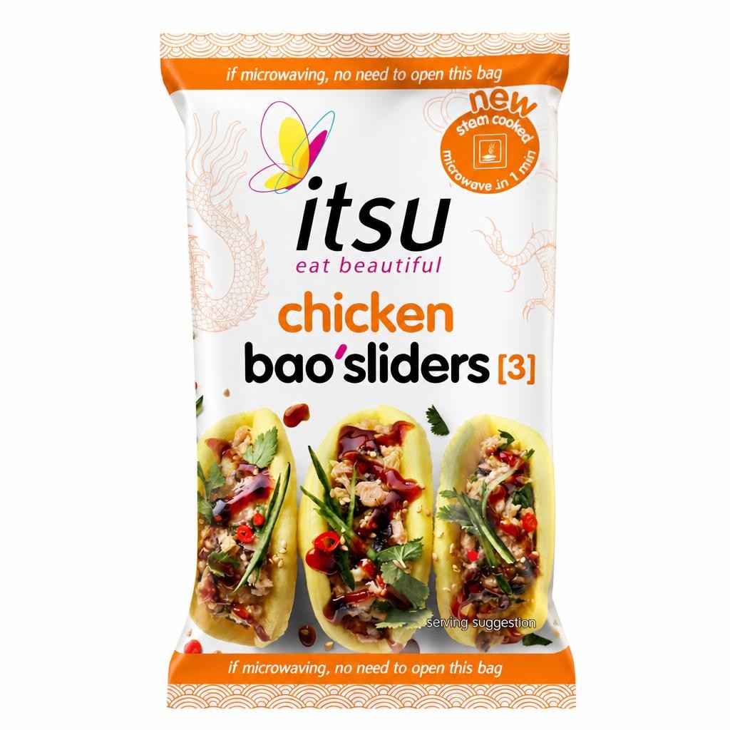 itsu chicken bao sliders 165g