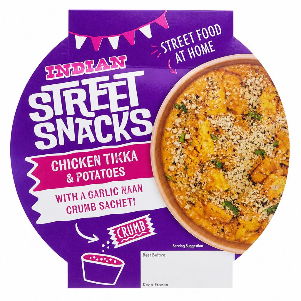 Street Snacks Chicken Tikka Potatoes 300g
