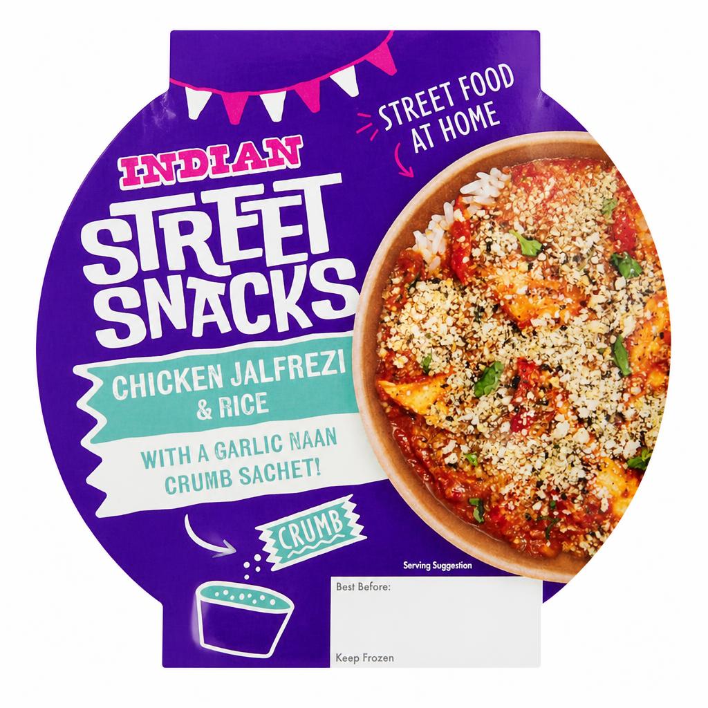 Street Snacks Chicken Jalfrezi & Rice 300g
