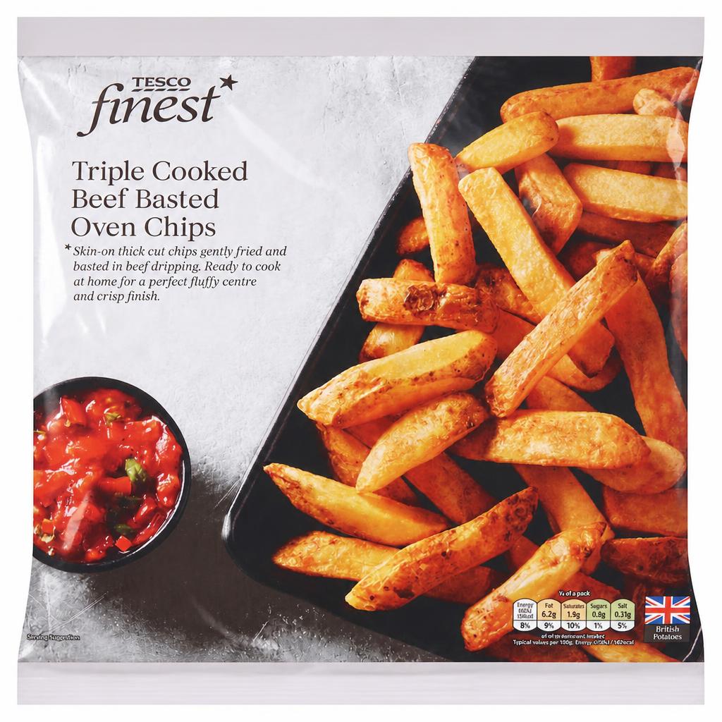 Tesco Finest Triple Cooked Beef Basted Oven Chips 750g