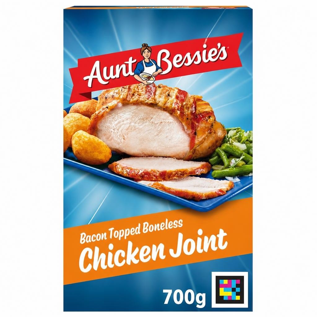 Aunt Bessie's Bacon Topped Boneless Chicken Joint 700g