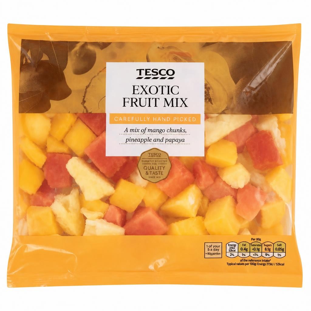 Tesco Exotic Fruit Mix 450G