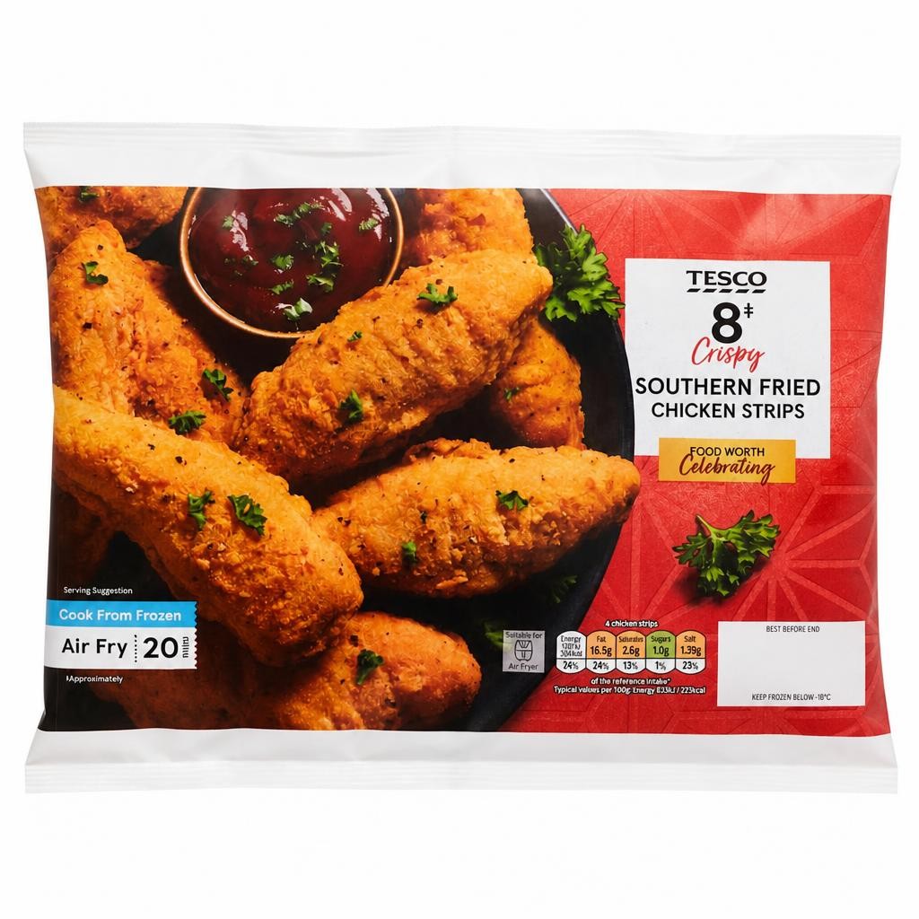 Tesco Southern Fried Chicken Strips 300g