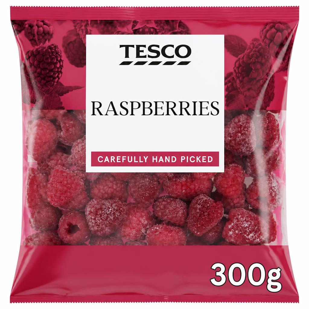 Tesco Raspberries 300G