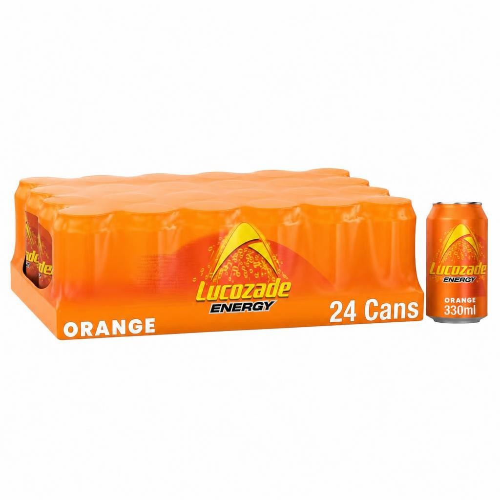Lucozade Energy Drink Orange 24 X 330ml