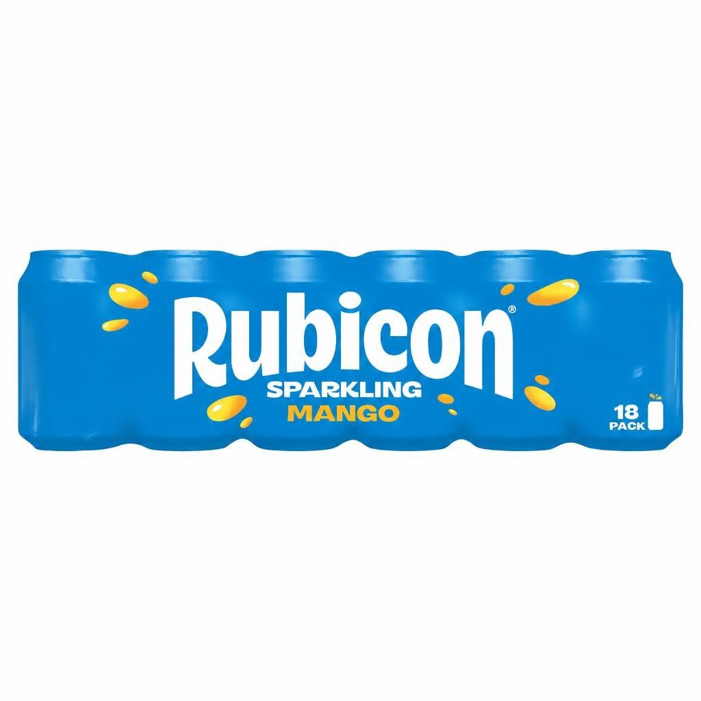 Rubicon Sparkling Mango Drink 18 X 330Ml