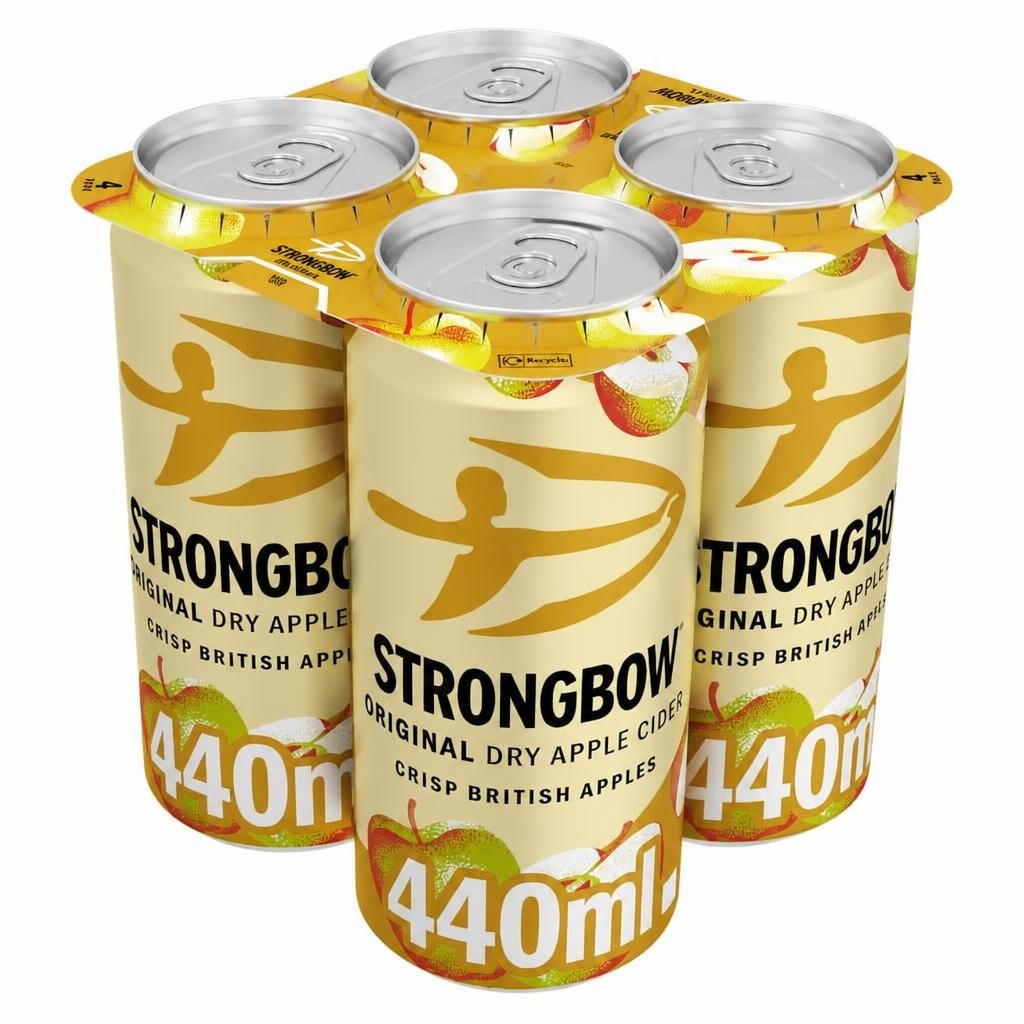Strongbow Original Cider Can 4x440ml