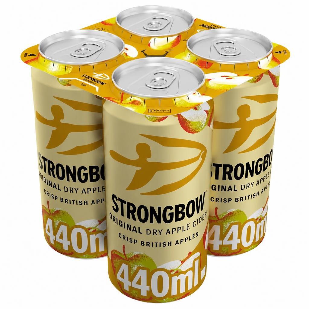 Strongbow Original Cider Can 4x440ml