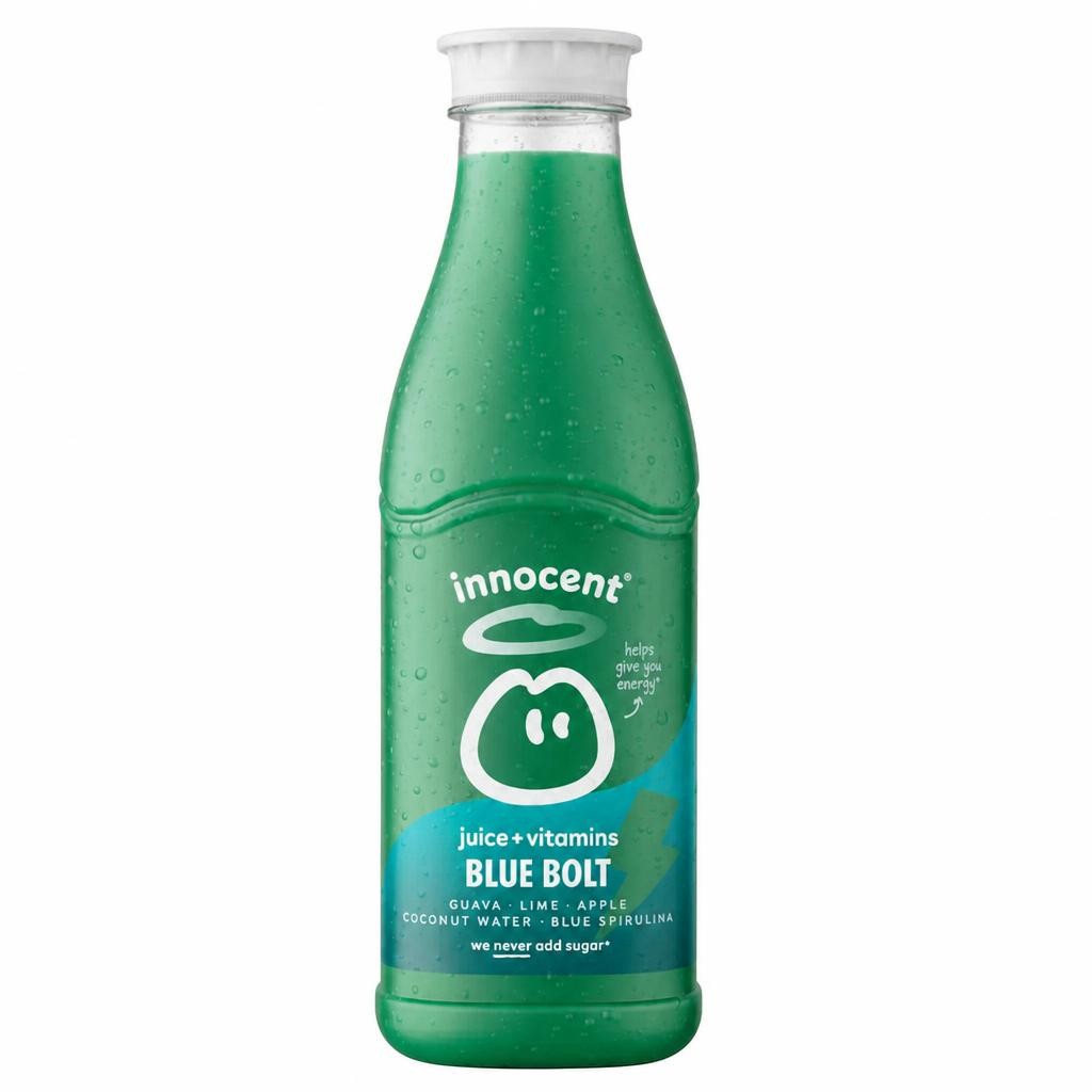 Innocent Plus Blue Bolt Guava & Lime Juice with Vitamins 750ml