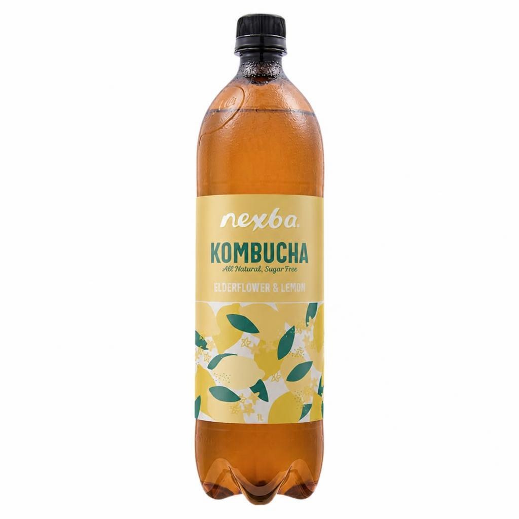 Nexba Kombucha - Elderflower & Lemon 1L