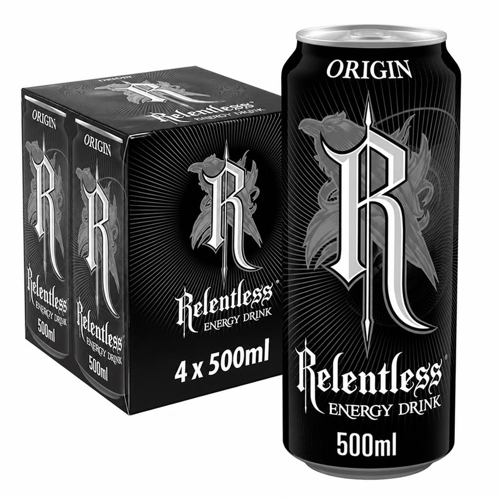 Relentless Origin Energy Drink 4x500ml