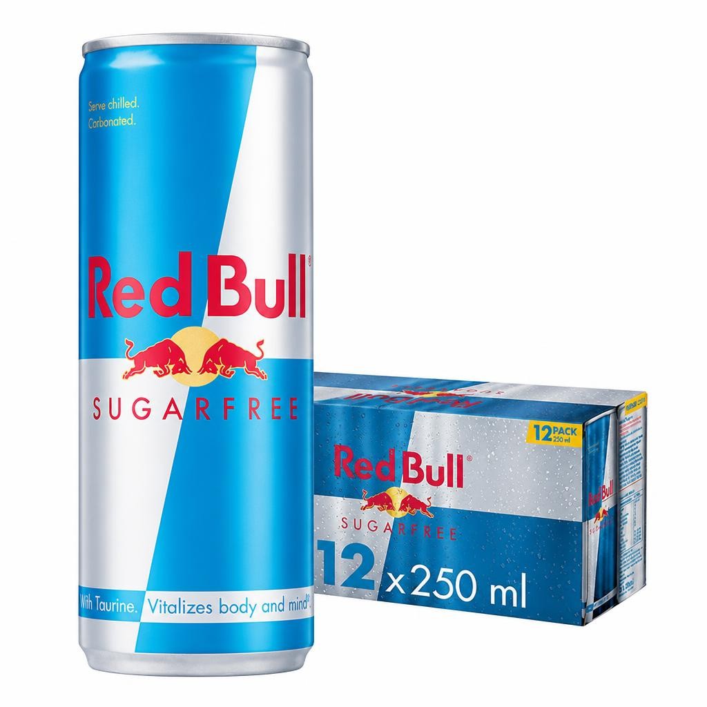 Red Bull Sugar Free Energy Drink 12 x 250ml